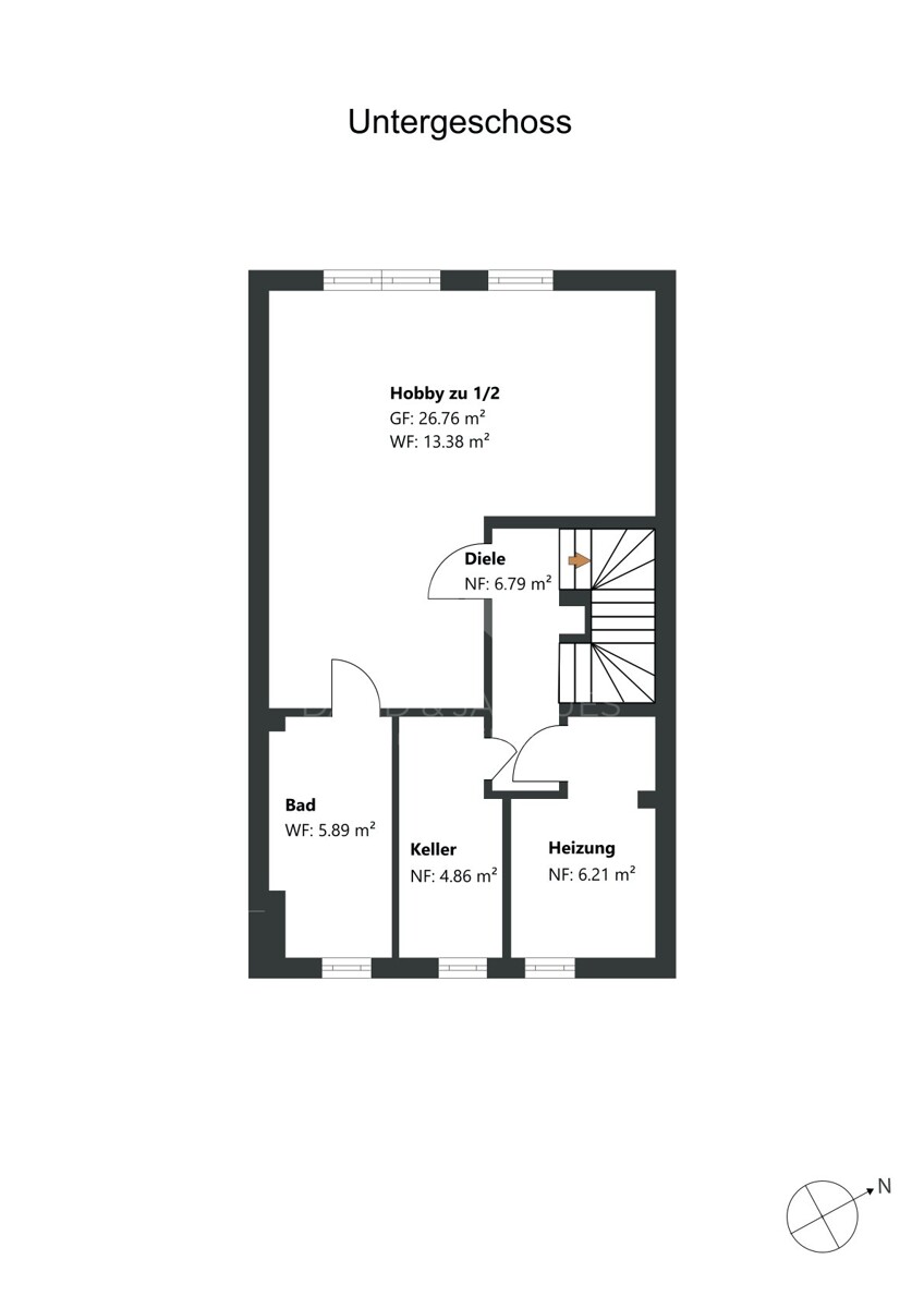 Grundriss Untergeschoss