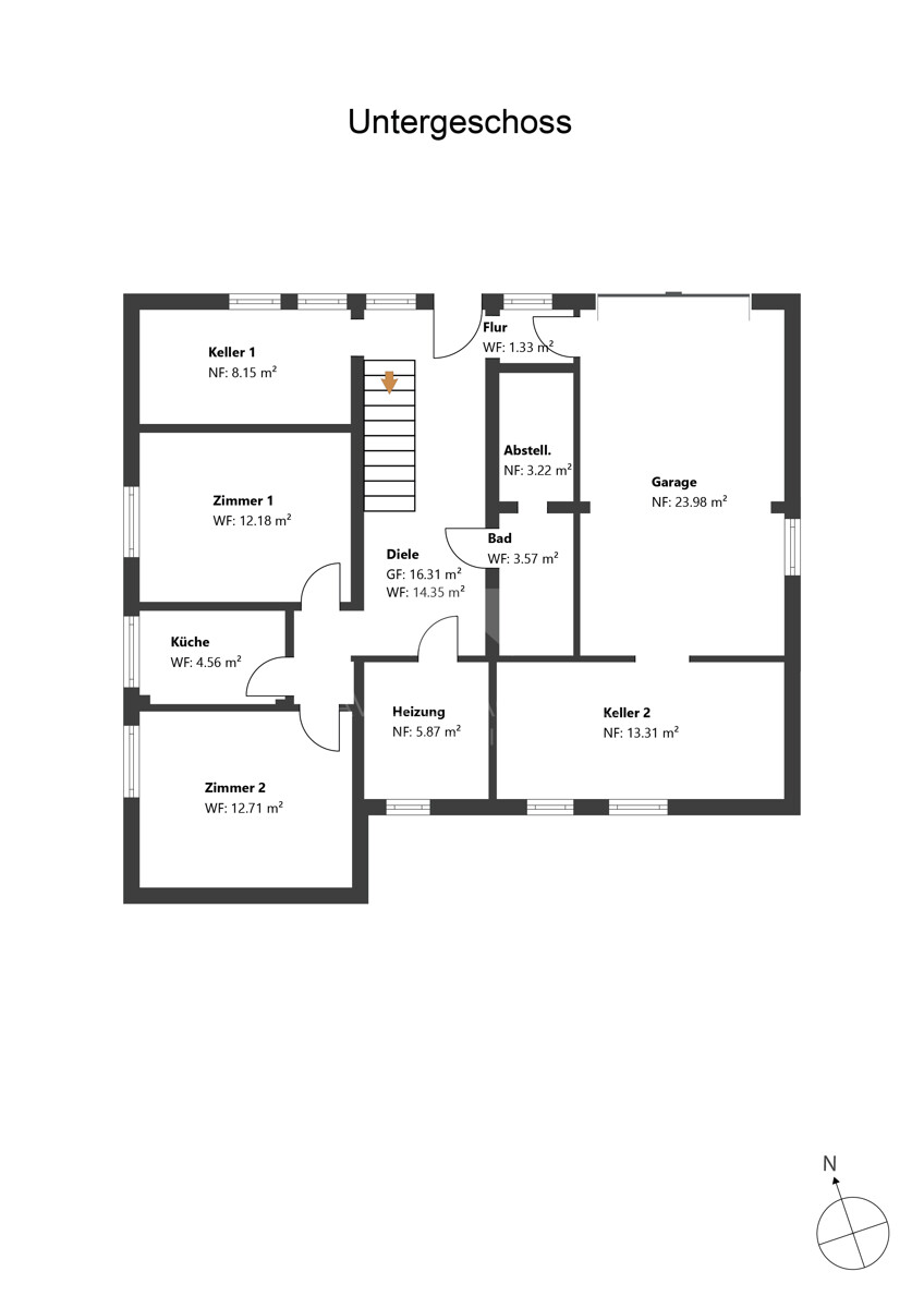 Grundriss UG