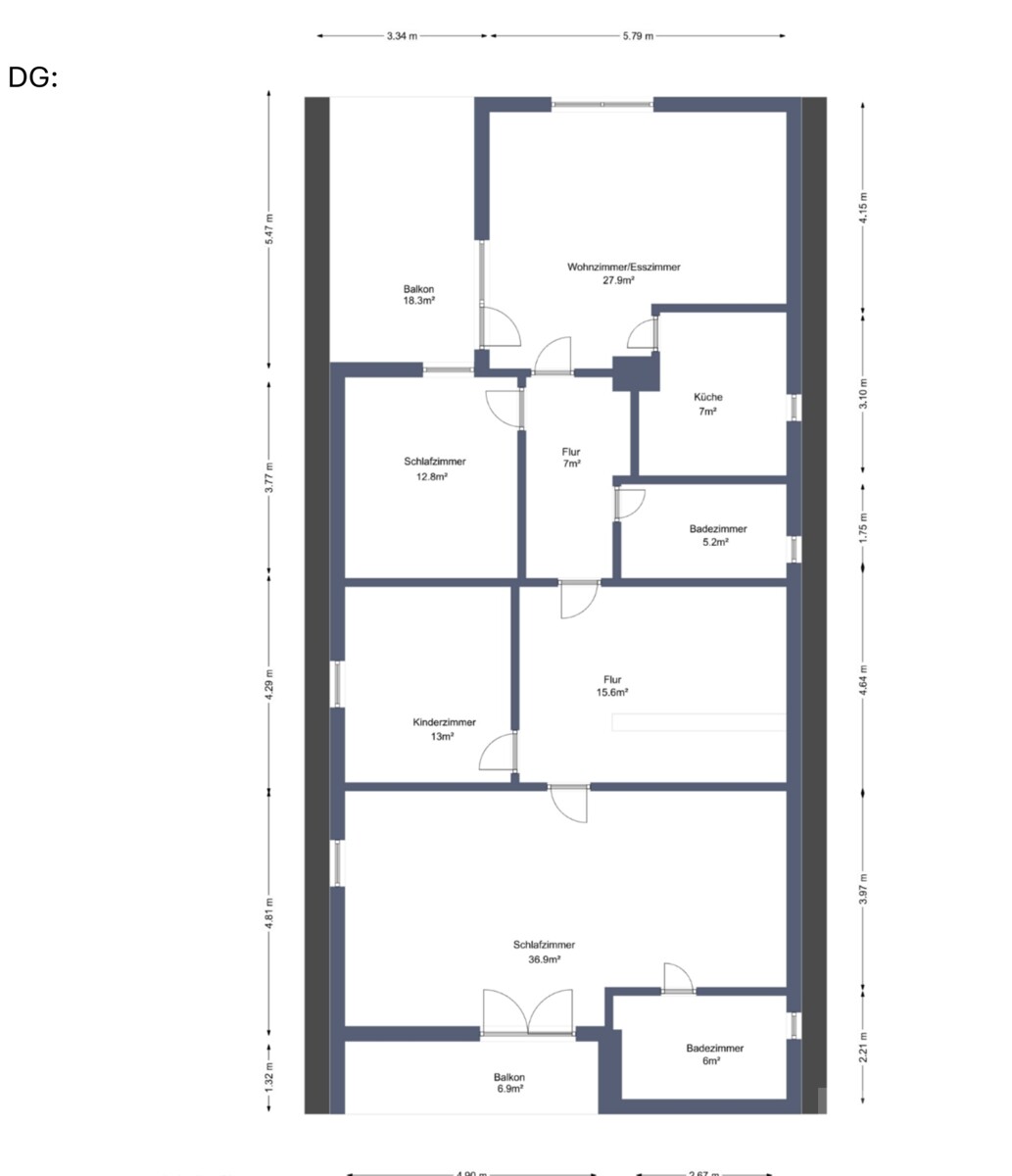 Grundriss DG