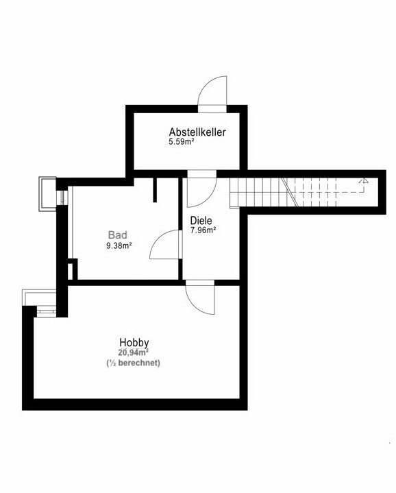 Grundriss Untergeschoss